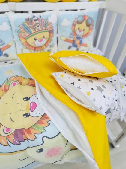 ❤ Набір "Бавовняний" з косою на 4 ту сторону. Колір - Левенна місяці, жовтий (#10901352) ✓ Anna Konvert 2